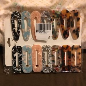 14pcs Resin-Hair-Clips